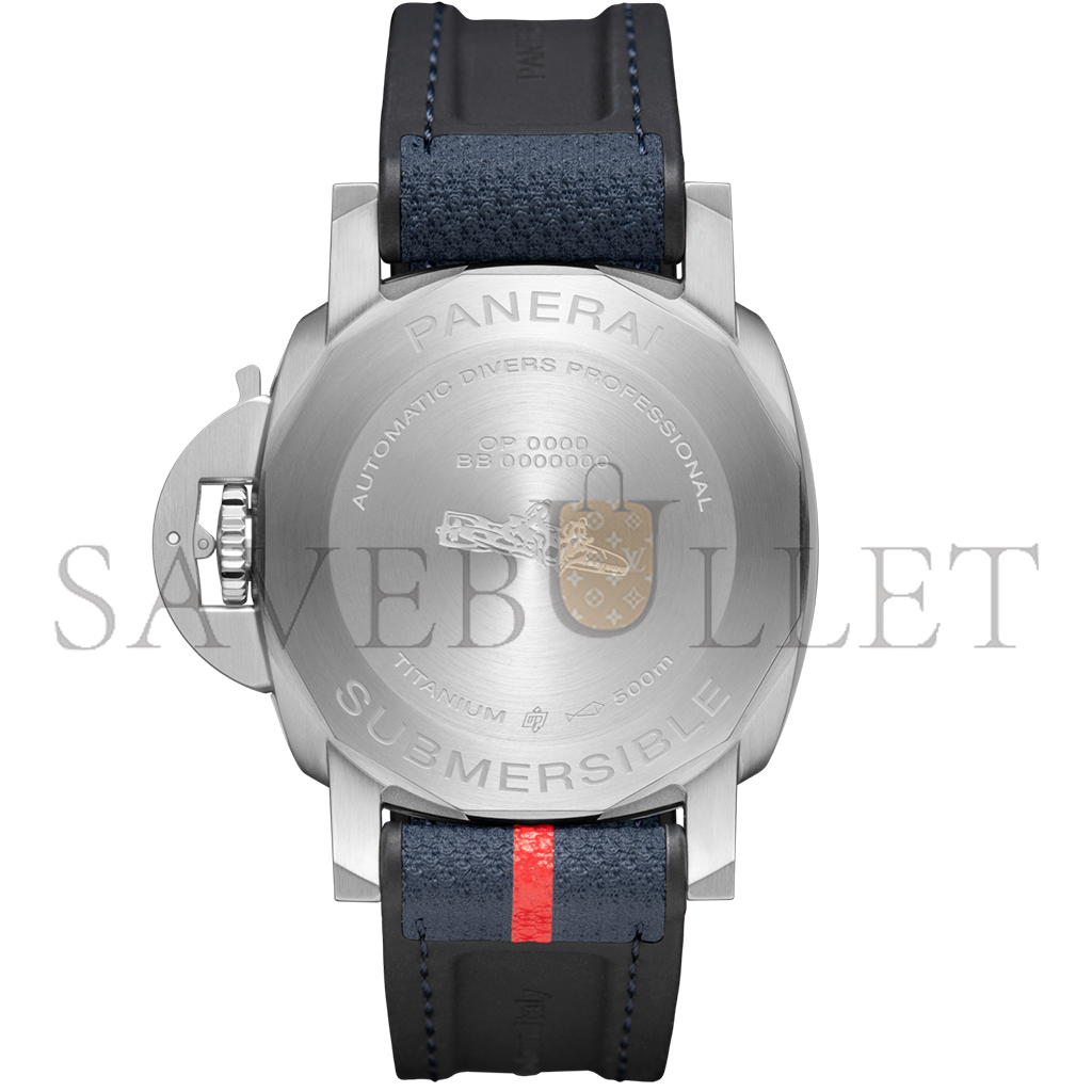 PANERAI SUBMERSIBLE GMT LUNA ROSSA TITANIO 42MM PAM01507